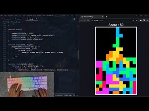 ASMR Programming - Coding Tetris - No Talking