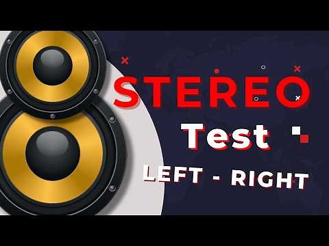 Left and Right Speaker Test 🎧 Stereo Sound | Audio Channel Check