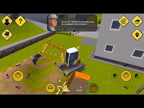 Construction Simulator 2014 - Excavating and Roling - Gameplay