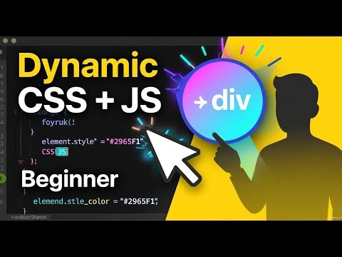 CSS Manipulation with JavaScript | Change Styles Dynamically (Beginner Tutorial)