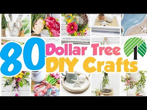 80 GENIUS Dollar Tree DIY Crafts For Home Decor