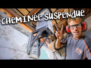 HANGING FIREPLACE - Passion Rénovation Ep25 - DIY house construction work