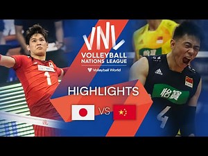🇯🇵 JPN vs. 🇨🇳 CHN - Highlights Week 1 | Men's VNL 2022