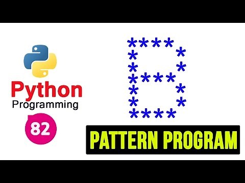 Python Pattern Program - Printing Stars '*' in B Shape