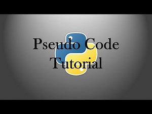Basic Pseudo Code Tutorial