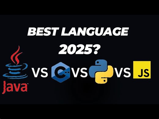 【中文配音】Java vs C++ vs Python vs JavaScript：2025年软件工程最佳编程语言