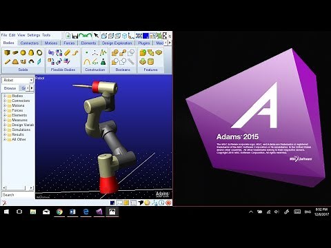 ADAMS Robot Simulation Tutorial