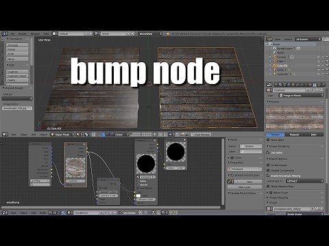 How To Use A Texture Image As A Bump Map Using The Bump Node To Add Surface Detail To A 3D Web Model