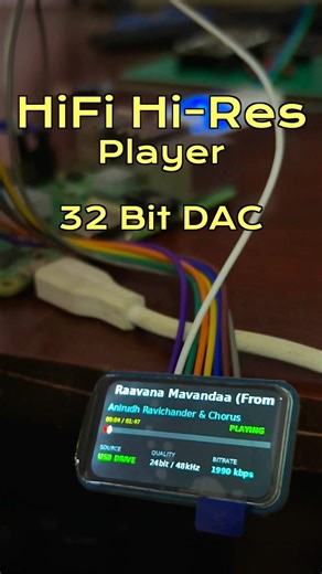 Songs கேட்க இது வேற Level! 🔥 Custom Hi-Fi Audio Streamer #diyaudio #audiophile #audioamplifier