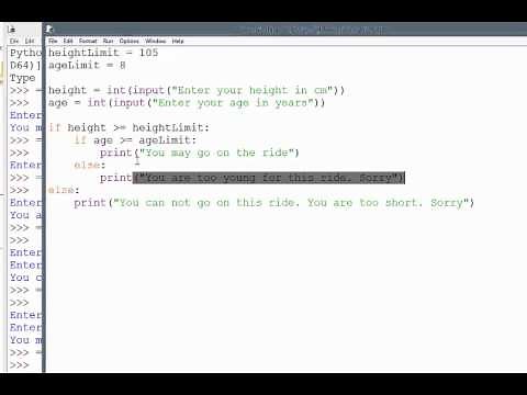 8. Nested if statements in Python