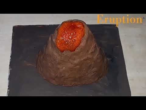 How to make working Model Volcano Eruption/Volcano Eruption/kansal creation/Science project sst mode