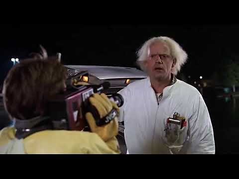 Back to the Future Marty goes to 1955 full scene