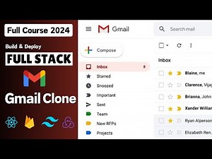 Build Gmail Clone with React.js | Redux + Firebase 🔥