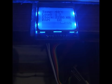 CPU-GPU temp Monitor using Arduino