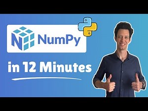 12 Minutes to Learn NumPy (Python): Arrays, Reshape, Arange & Linspace