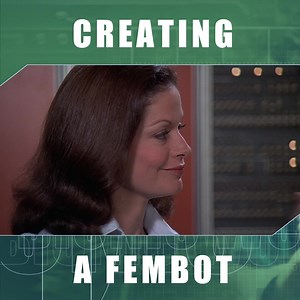 Dr. Franklin meticulously adds the finishing flourish to his revolutionary Fembot masterpiece 😳🤖 | Bionic Woman