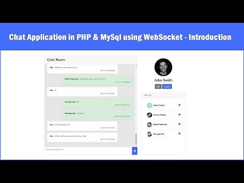 Build Real time Chat Application in PHP Mysql using WebSocket