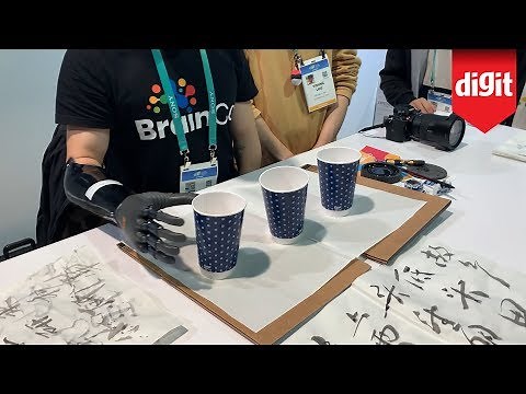 You Can Move The Fingers On This Prosthetic Hand With Your Mind - Made By BrainCo - From CES 2020