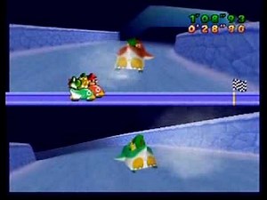 Bobsled Run 1'08'86 2nd BEST TIME (Mario Party 2) Goose & LightningWar91