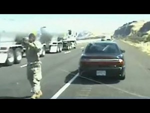 Shootout Caught on Tape: Driver opens fire on officer