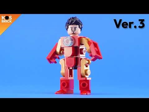 Lego Iron Man - Part 3 (Tutorial)