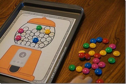 Gumball Math Worksheets - Addition and Subtraction