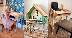 25 DIY Kids Desk Plans and Ideas To Build Your Own