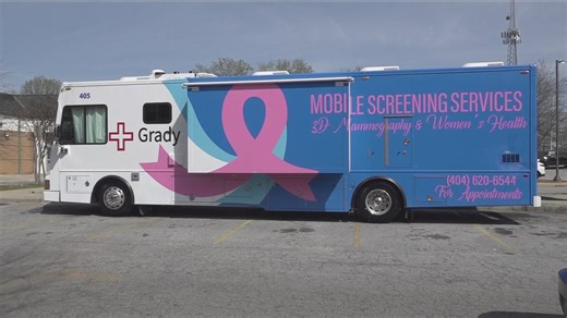 'Saving lives on wheels' | Grady's mobile mammogram bus aims to improve access to critical screenings