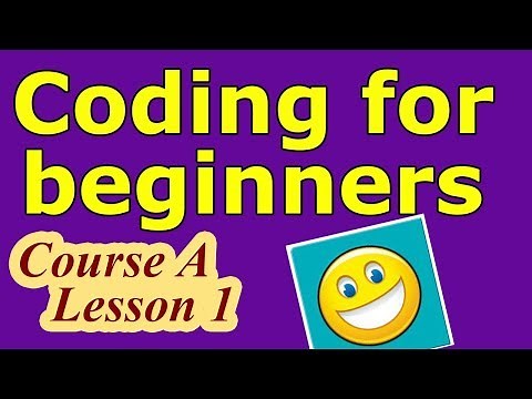 Coding for beginners - Code.org (Course A - Lesson 1) - Programming courses (Learn to code)