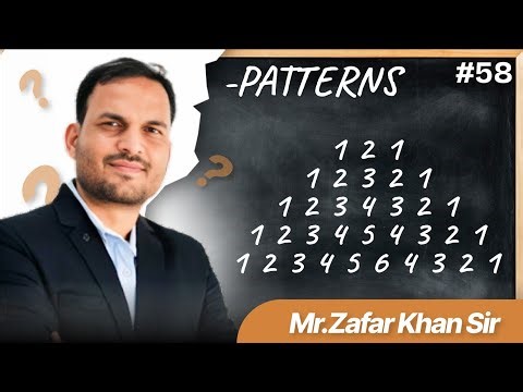 58. Python Number Pattern Program Explaind By Zafar Sir