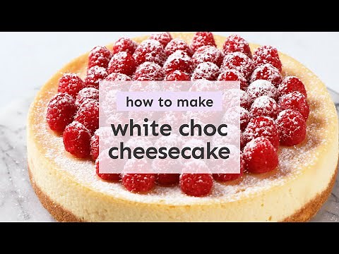 Perfect White Chocolate Cheesecake (No Cracks) | Sweetest Menu