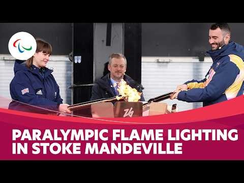 The Paralympic Flame Has Been Lit!