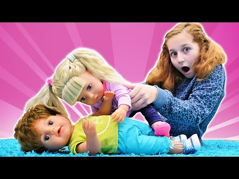 TWIN BABY DOLLS! Baby doll dress up & Baby alive videos for kids