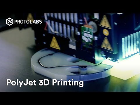 How Does PolyJet Work 3D Printing Work? (animation)