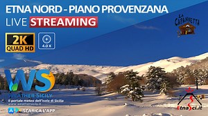 Etna nord live webcam - Panoramica Piano Provenzana - Meteo Sicilia » WeatherSicily.it