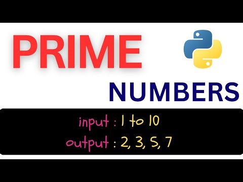 Python Tutorial: Print All Prime Numbers in a Range