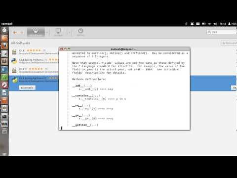 Using Python on Linux Terminal : Python Shell and IDLE
