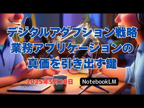 デジタルアダプション戦略：業務アプリケーションの真価を引き出す鍵 #NotebookLM #デジタルアダプション #テクノロジーニュース
