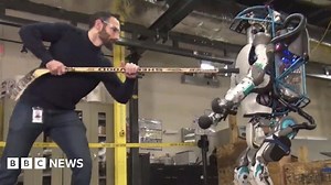 Remarkable Boston Dynamics robot puts up with bullying