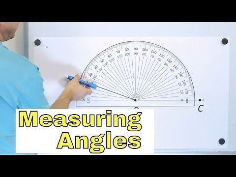 Naming & Measuring Angles in Geometry with a Protractor - Part 1 - [3]