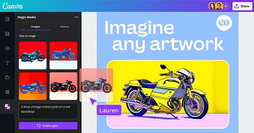 Free AI Art Generator - Online Text to Artwork App | Canva