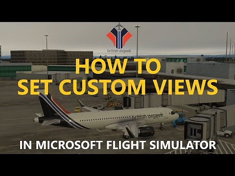How to Set CUSTOM VIEWS in Microsoft Flight Simulator 2020 [Tutorial] 4K