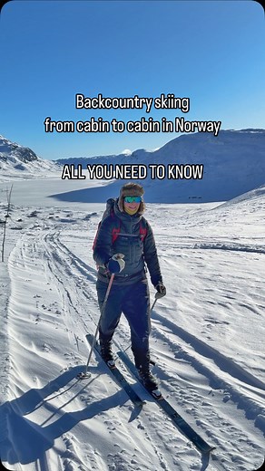Backcountry skiing from cabin to cabin in Norway: All you need to know 👇👇👇 For your first Nordic Backcountry Skiing Trip: ❄️ Join a guided group to get your first experiences in a safe and convenient way like @jotunheimentravel who specializes in cabin to cabin skiing trips ❄️❄️ Go on a trip when the trail markings are brought out – mainly around eastern when temperatures are rising, and days are getting longer ❄️❄️❄️ Ask the guides all your questions and get lots of good tips and advice alon