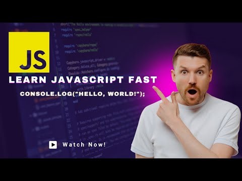 JavaScript Crash Course for Beginners (2025) | Learn JavaScript Fast