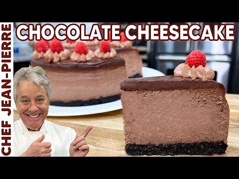 How To Make a Dark Chocolate Kahlua Cheesecake Thanksgiving Recipe | Chef Jean-Pierre