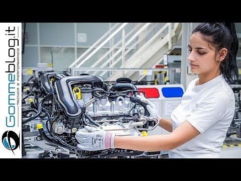 Audi ENGINE - Car Factory Production Assembly Line