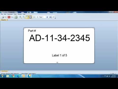 Sequentially Labeling Boxes (Serialization) in BarTender