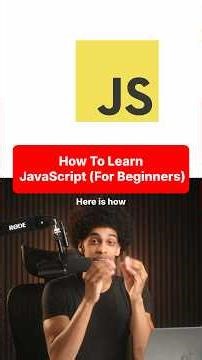 How To Learn JavaScript (For Beginners)