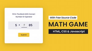 Math Game With Javascript | Coding Artist