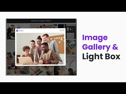 Responsive Image Gallery with Lightbox using HTML CSS & JavaScript
